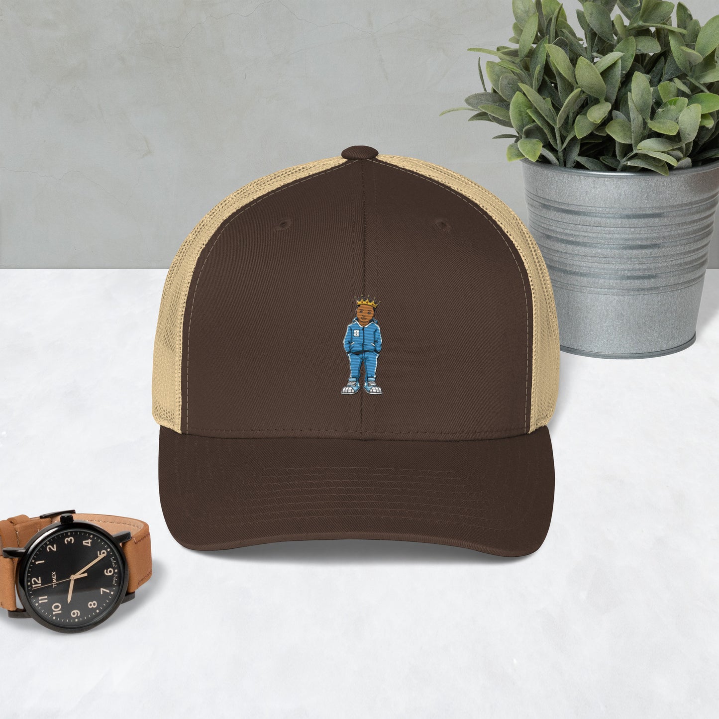 Character Type Trucker Cap By Bbless