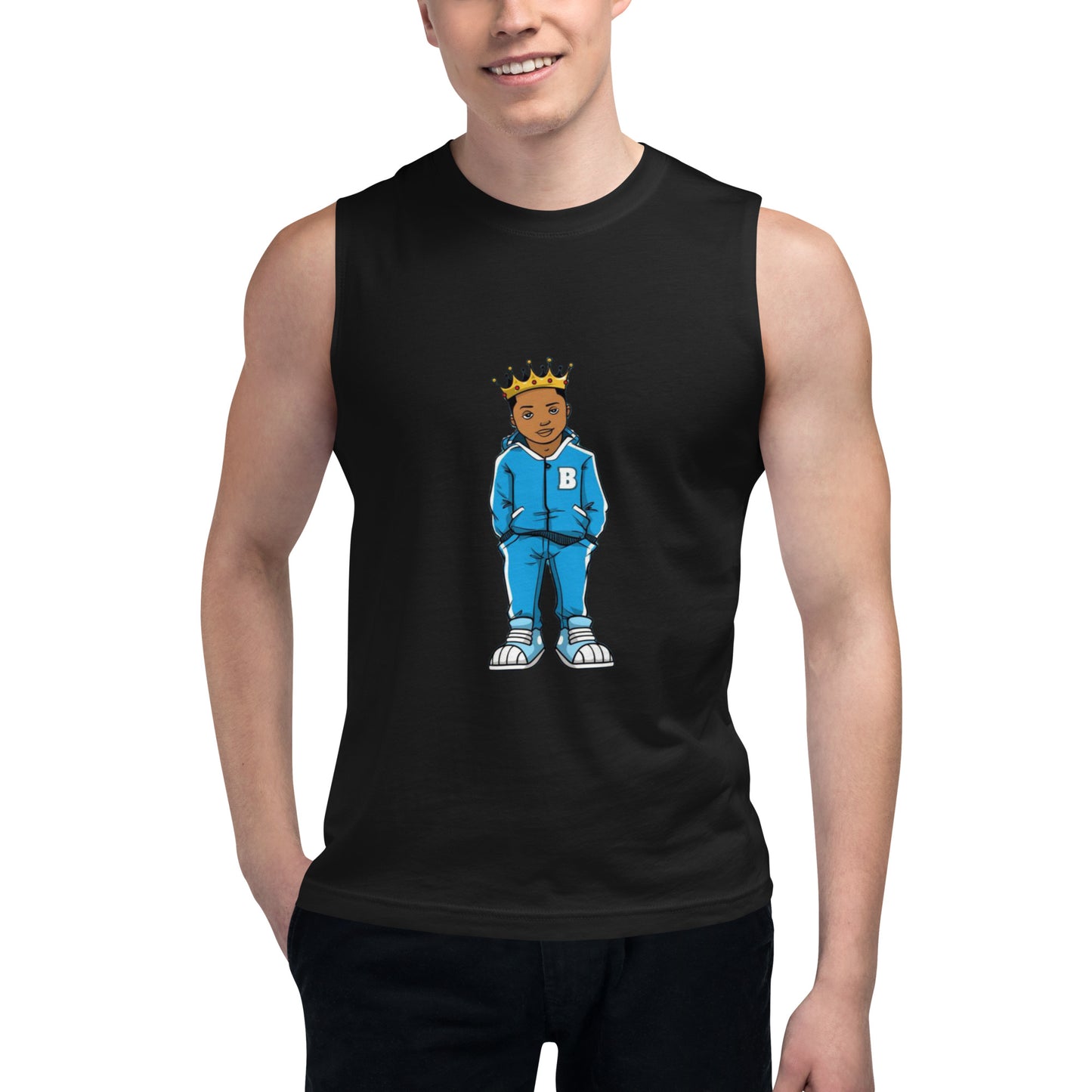 Character Type Muscle Shirt By Bbless